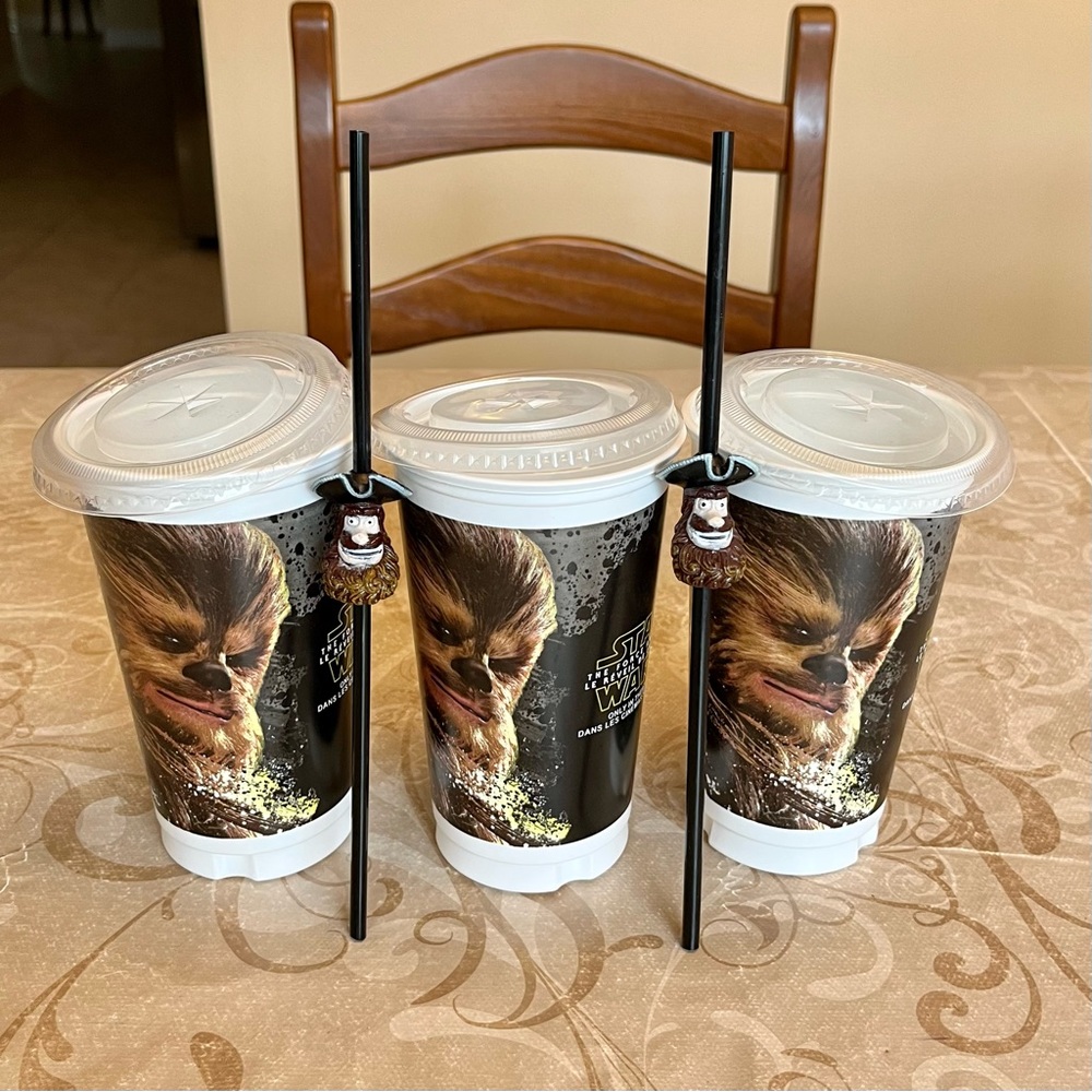 Star Wars Subway Chewbacca Drinking Cups & The Pirates Band Of Misfits Straws